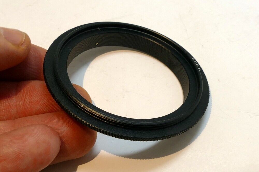 58mm Macro Close-Up Reverse Lens Adapter Ring For Canon EOS R mirrorless cameras