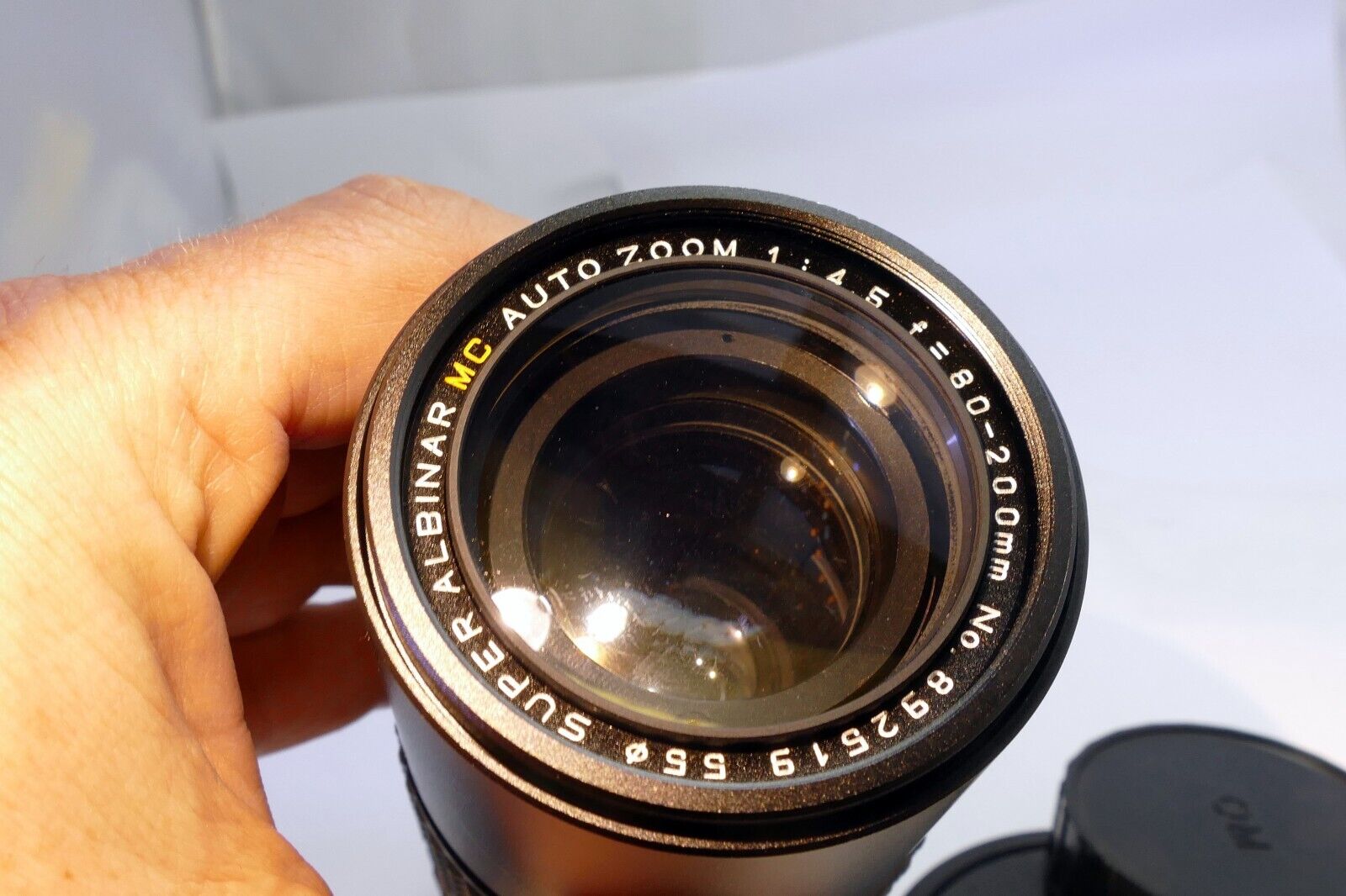 Albinar  80-200m f4.5 Lens for Olympus OM mount manual focus telephoto