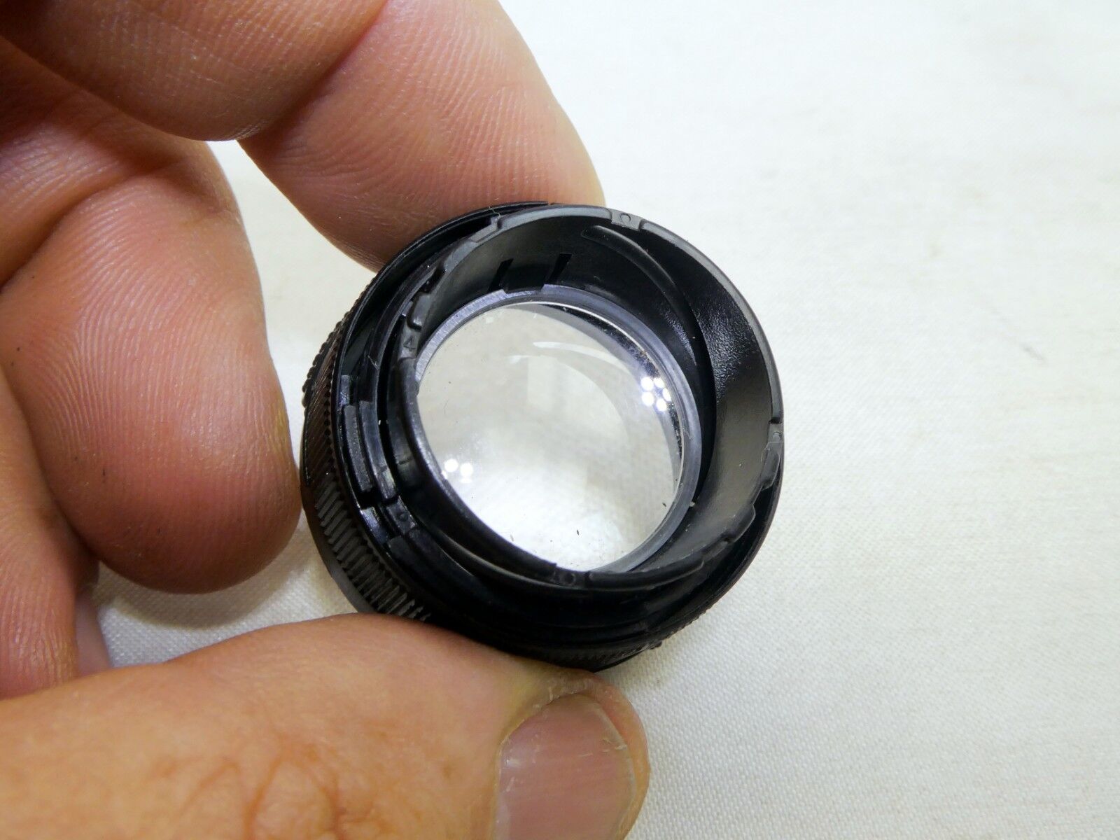 Lens 2X adapter 23mm OD 30mm OD plastic unknown brand