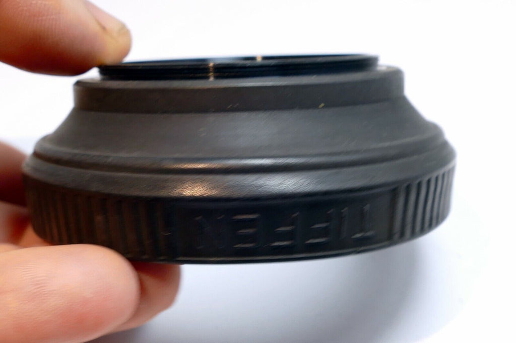 Tiffen 55mm rubber Lens Hood Shade screw in made in USA