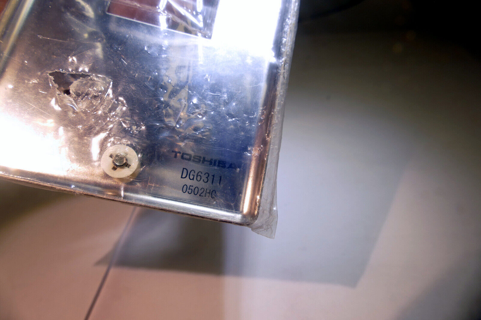 Toshiba  1 gang Stainless Steel Wall Plate  for  single Coax data