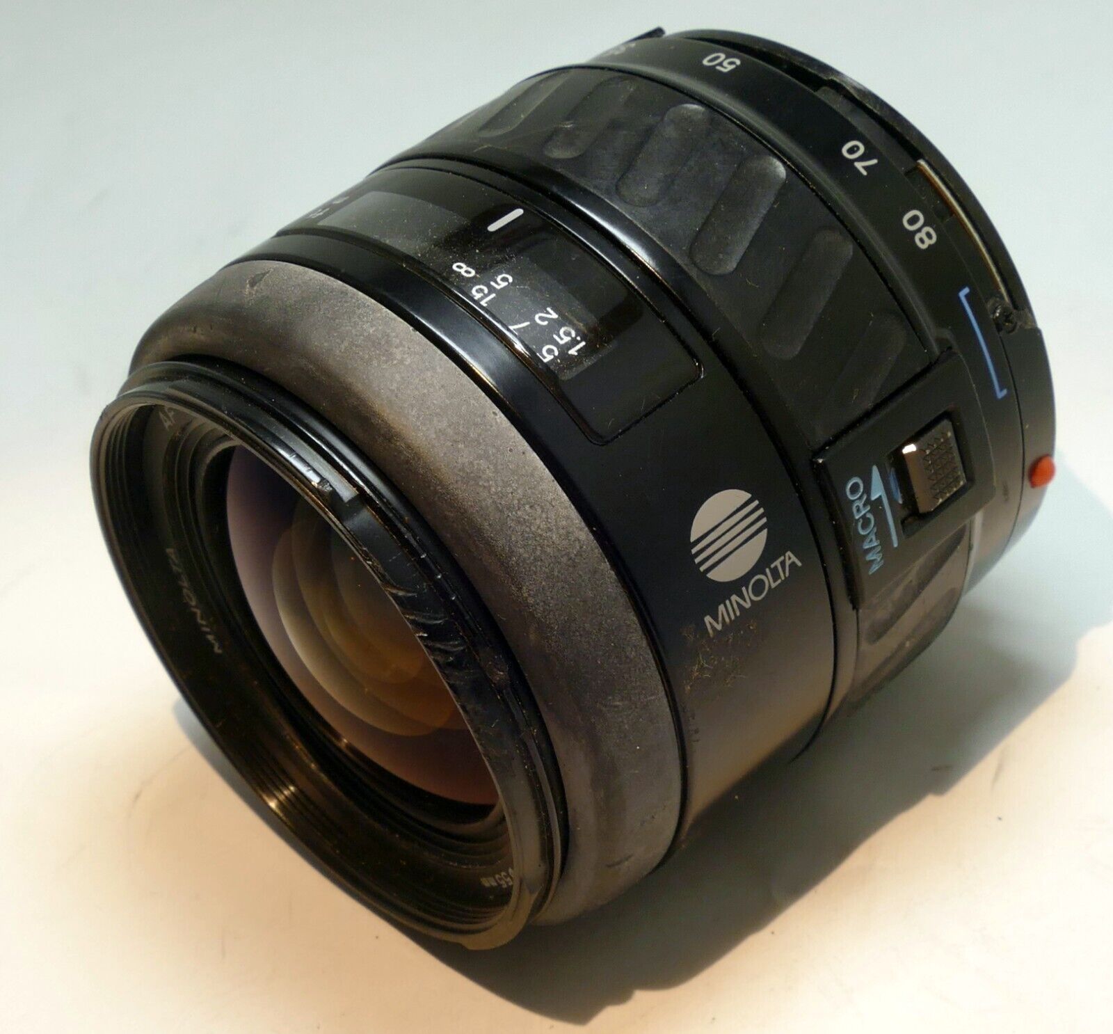 Minolta 28-80MM f/4-5.6 Macro AF Lens Maxxum - with broken mount - works