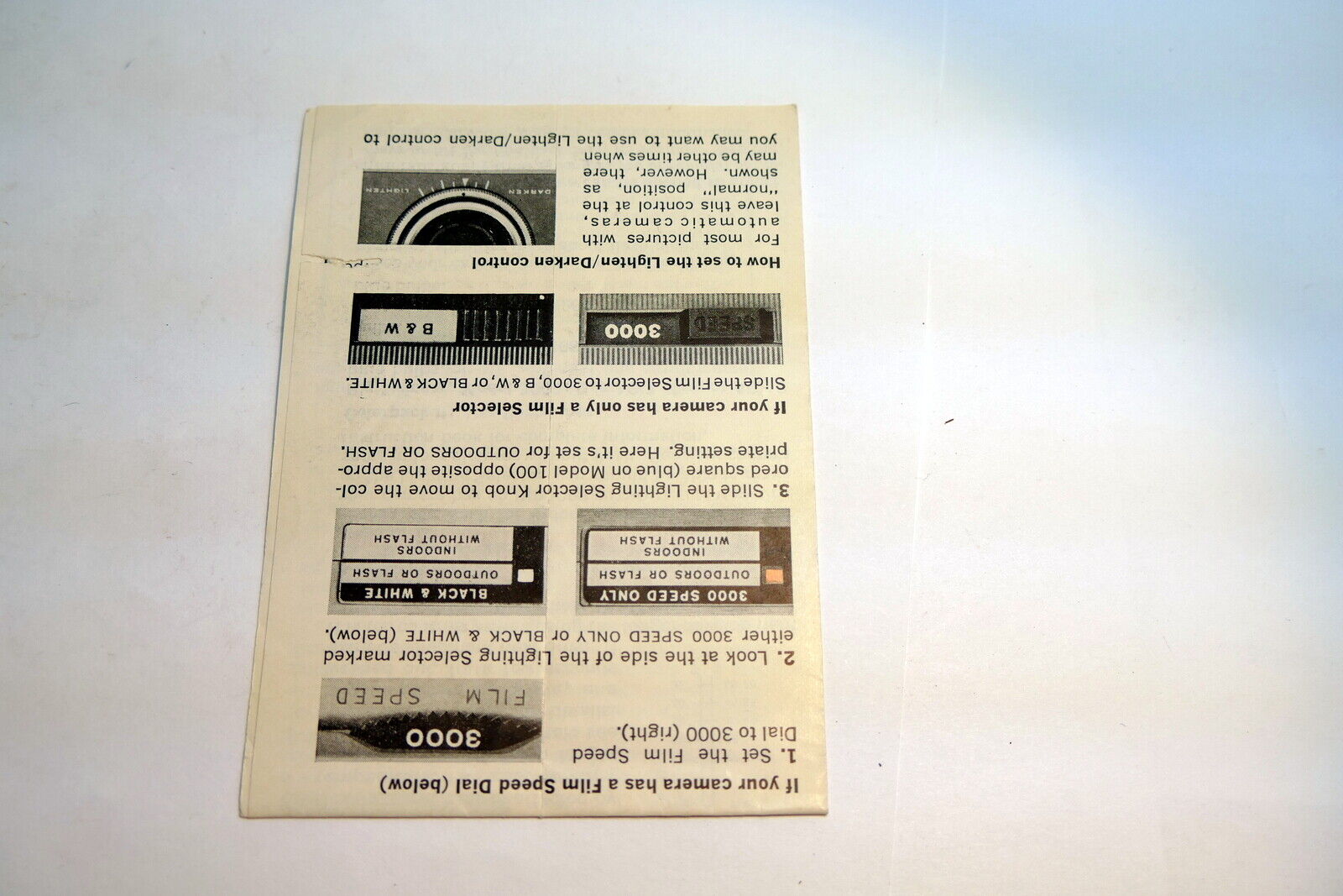 Brochure for Polaroid Type 108 Land film 3 1/4 X 4 1/2 " 