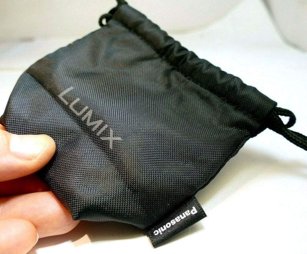 Panasonic Lumix canvas Lens Pouch Case 4x4" for M4/3 20mm f1.7 14mm f2.5 g