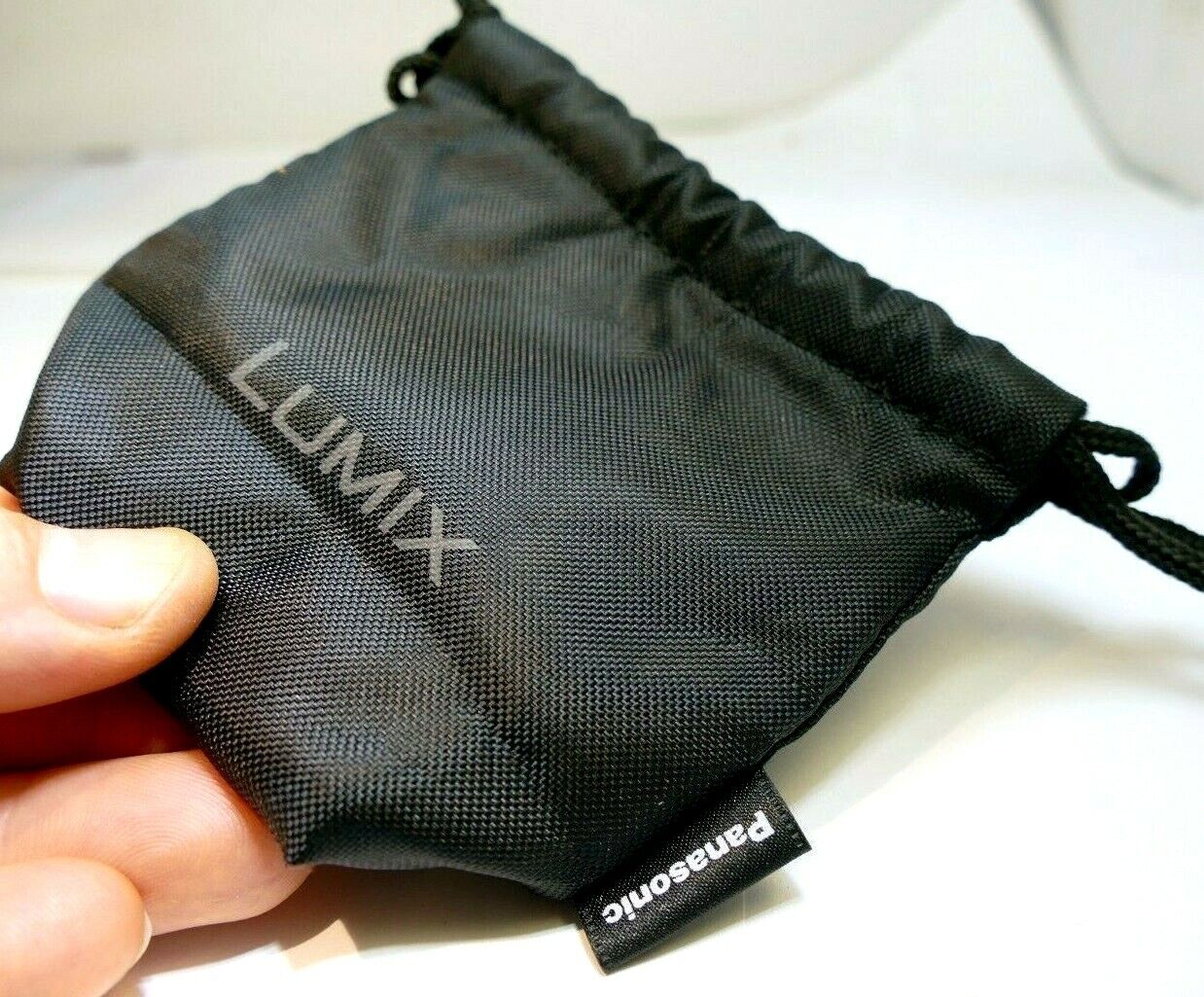 Panasonic Lumix canvas Lens Pouch Case 4x4" for M4/3 20mm f1.7 14mm f2.5 g