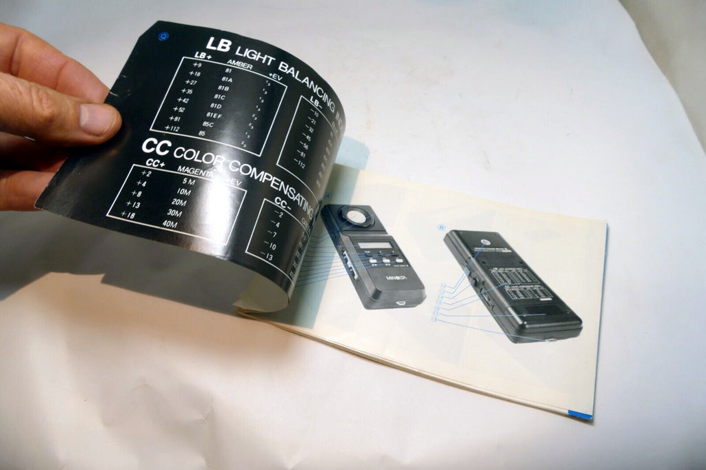 Minolta Color meter II Owner's manual  Instruction Guide E English Fr ES Gr