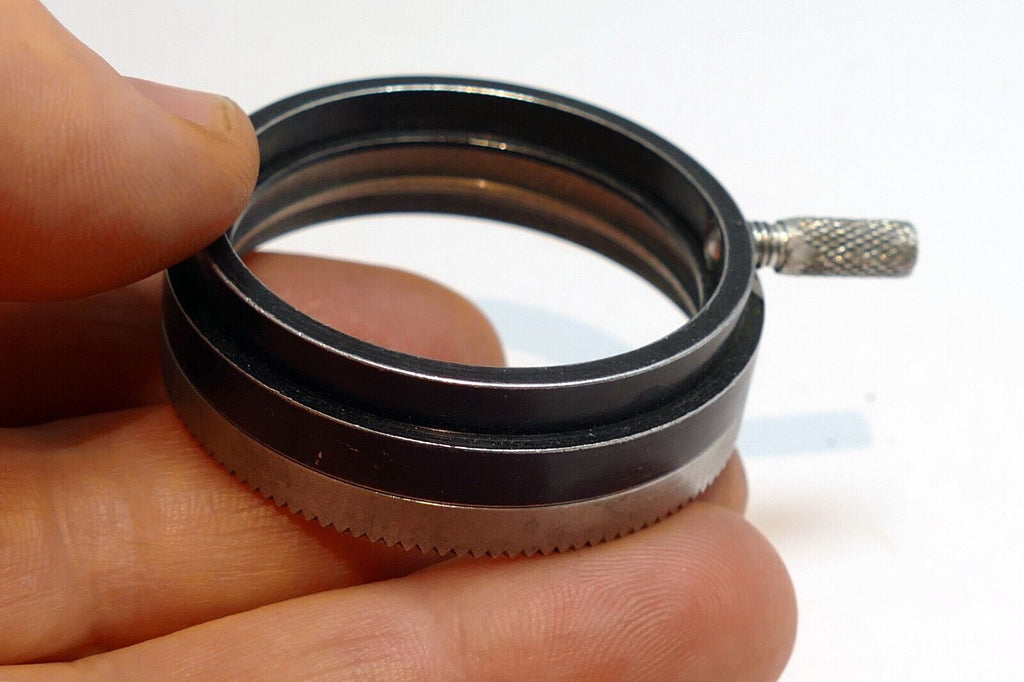 39mm to 44.5mm series VI 6 holder adapter w/ retaining ring # 614 - slip on type