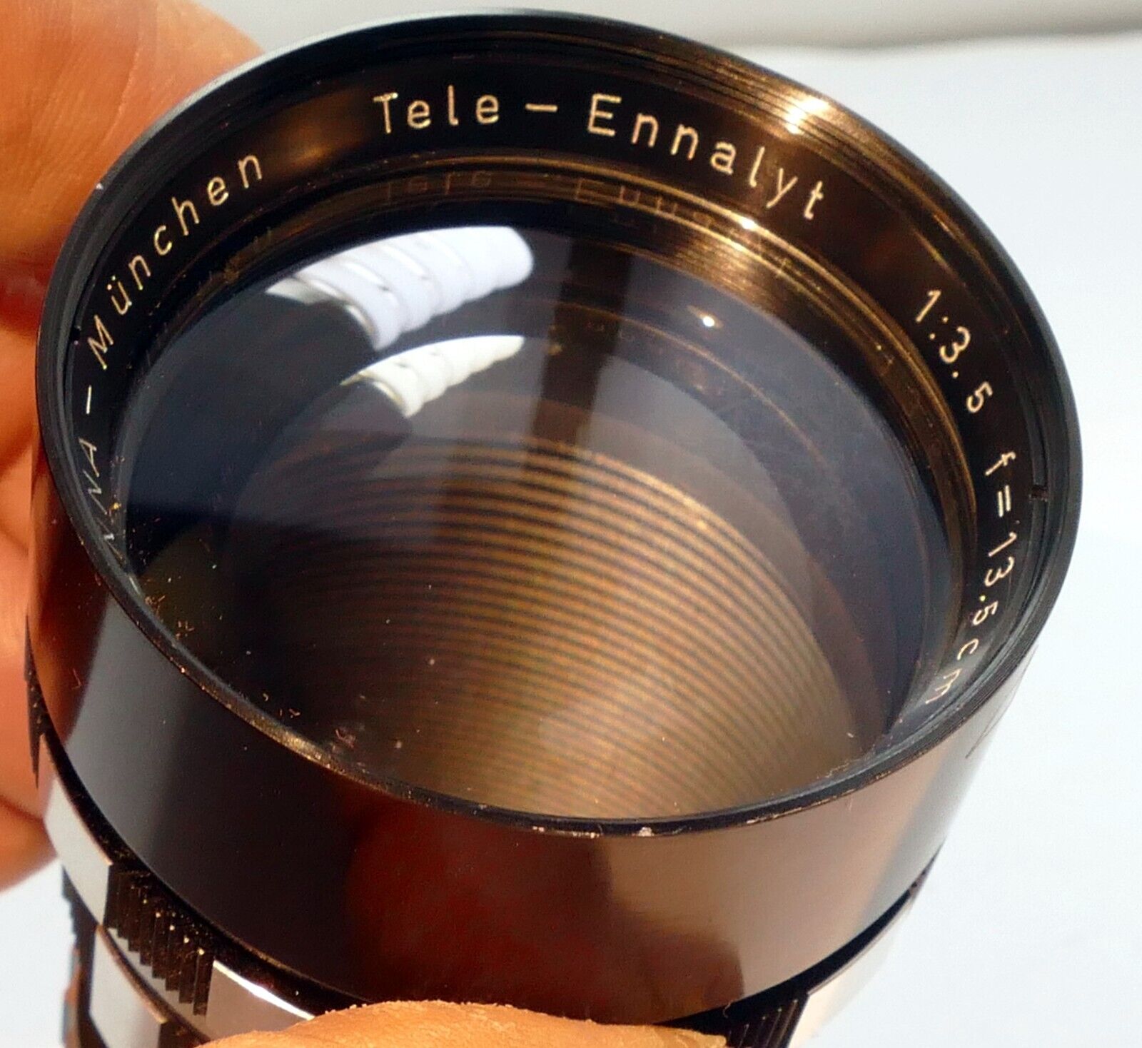 Enna-Munchen Tele-Ennalyt 135mm f3.5 Lens Exakta mount zebra