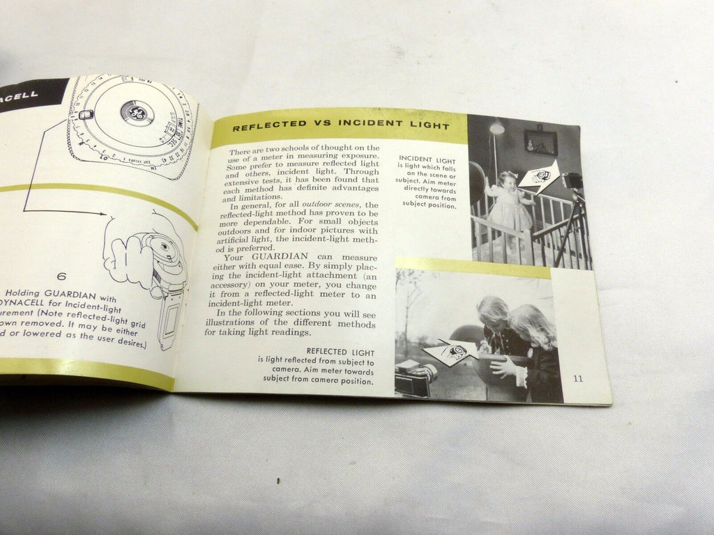 General Electric Guardian Exposure Meter PR-2 Manual Guide Photography (EN)