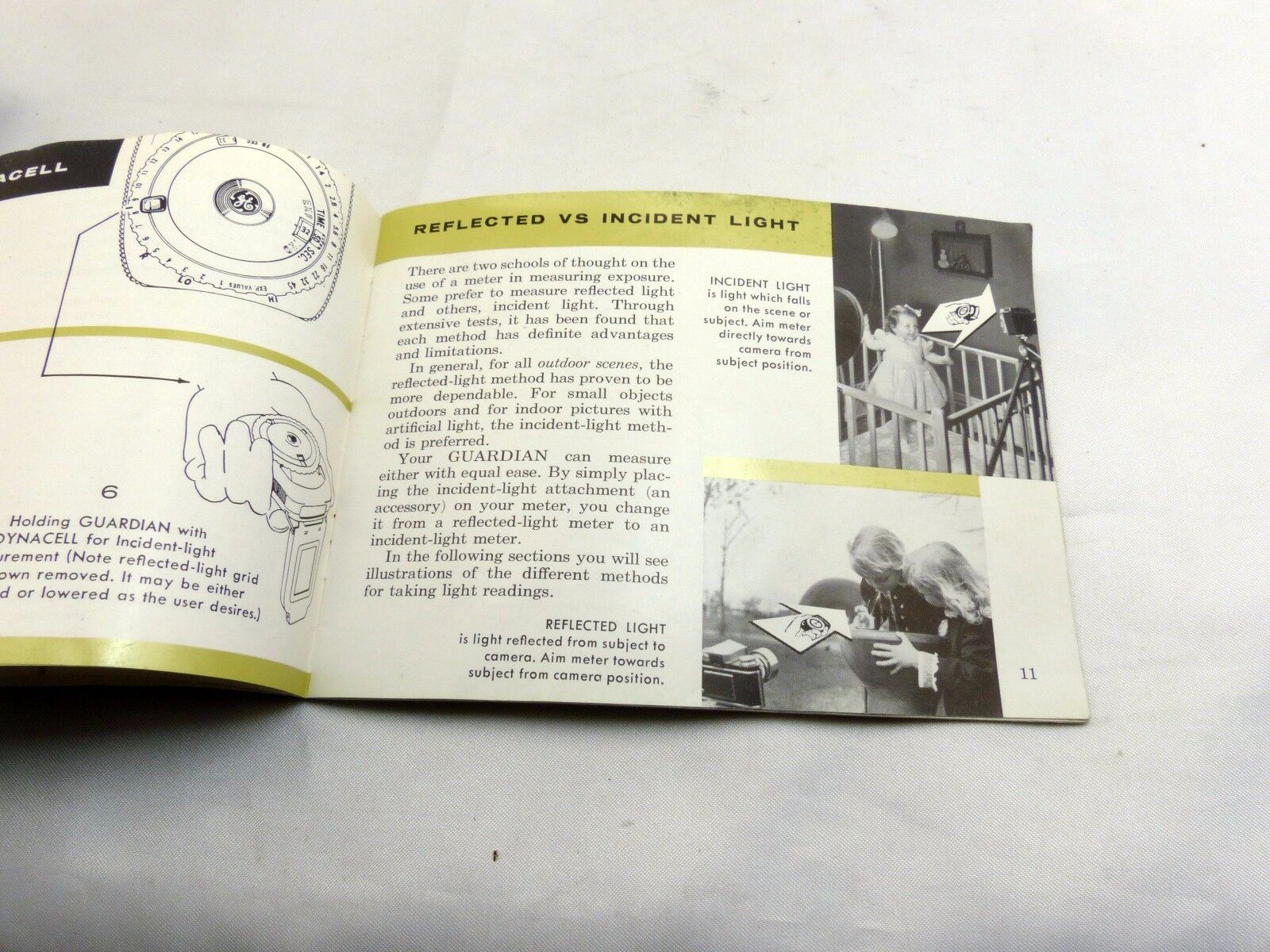 General Electric Guardian Exposure Meter PR-2 Manual Guide Photography (EN)