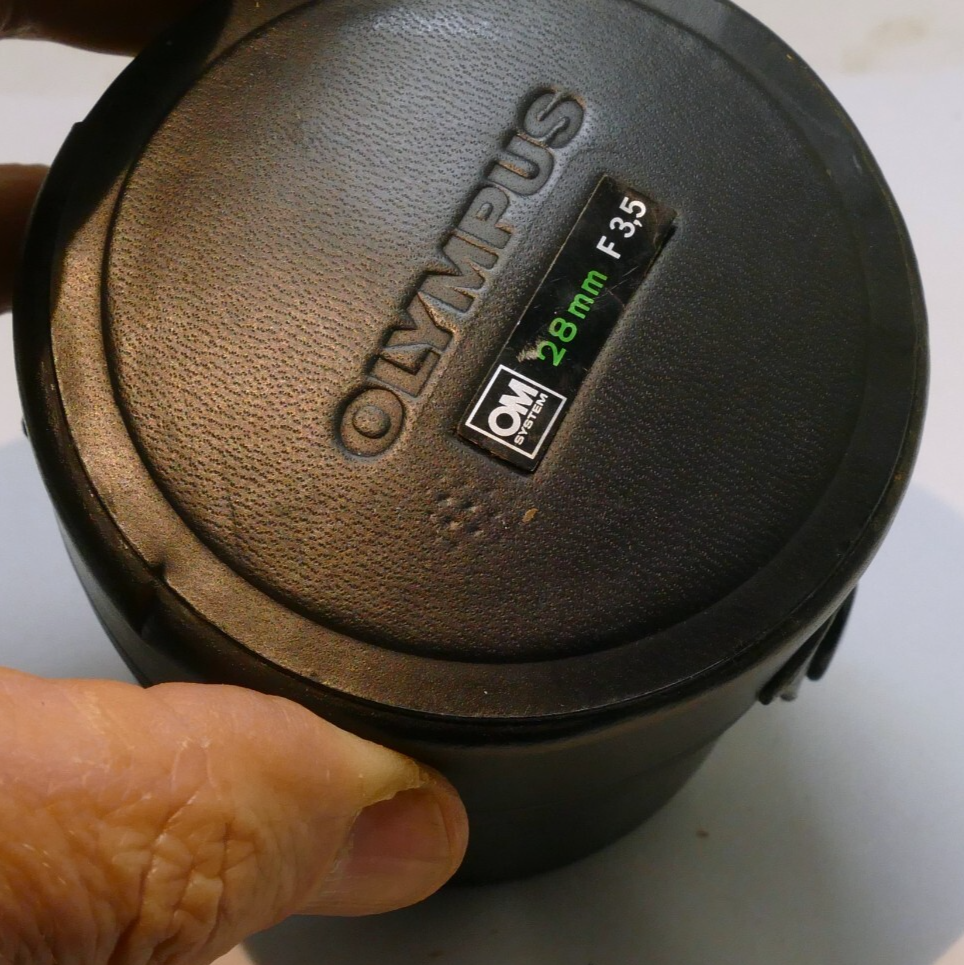 Olympus Hard Lens Case for OM 28mm f2.8 f3.5 genuine OEM fits 50mm f1.4 Zuiko OM