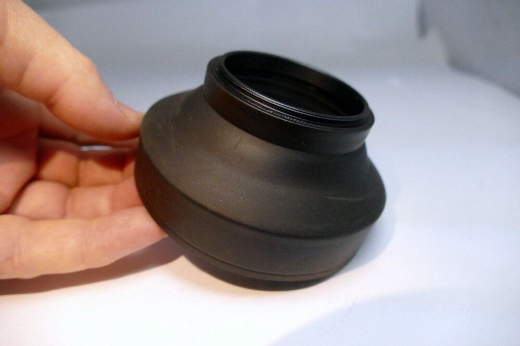 55mm rubber lens hood shade 3-way telephoto and wide angle 28-135mm