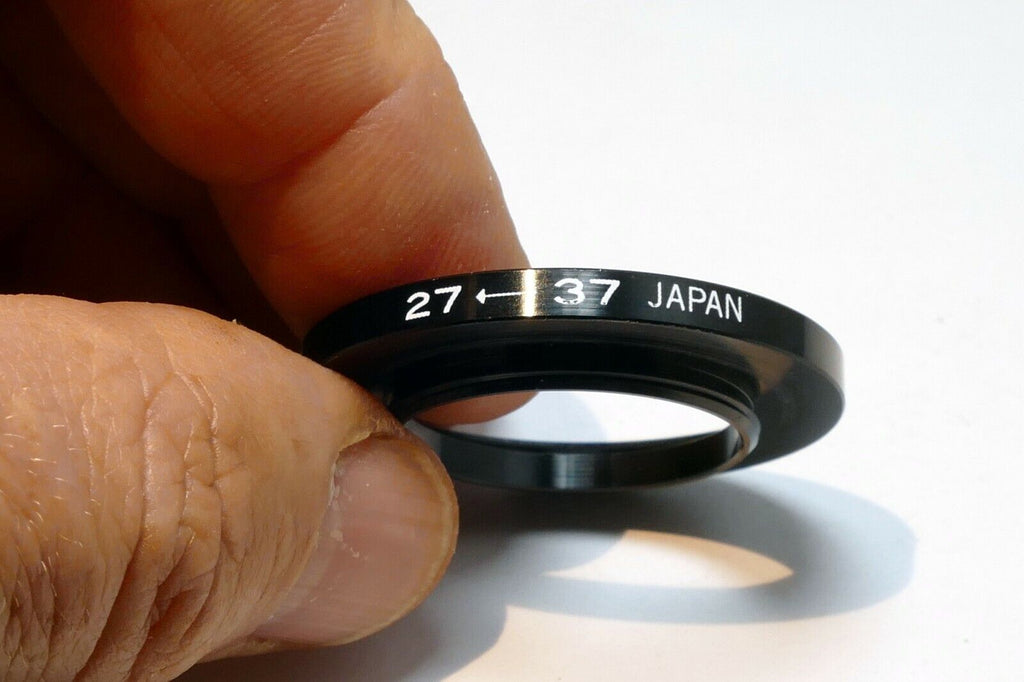 27mm to 37mm Step Up lens ring adapter  screw in threaded