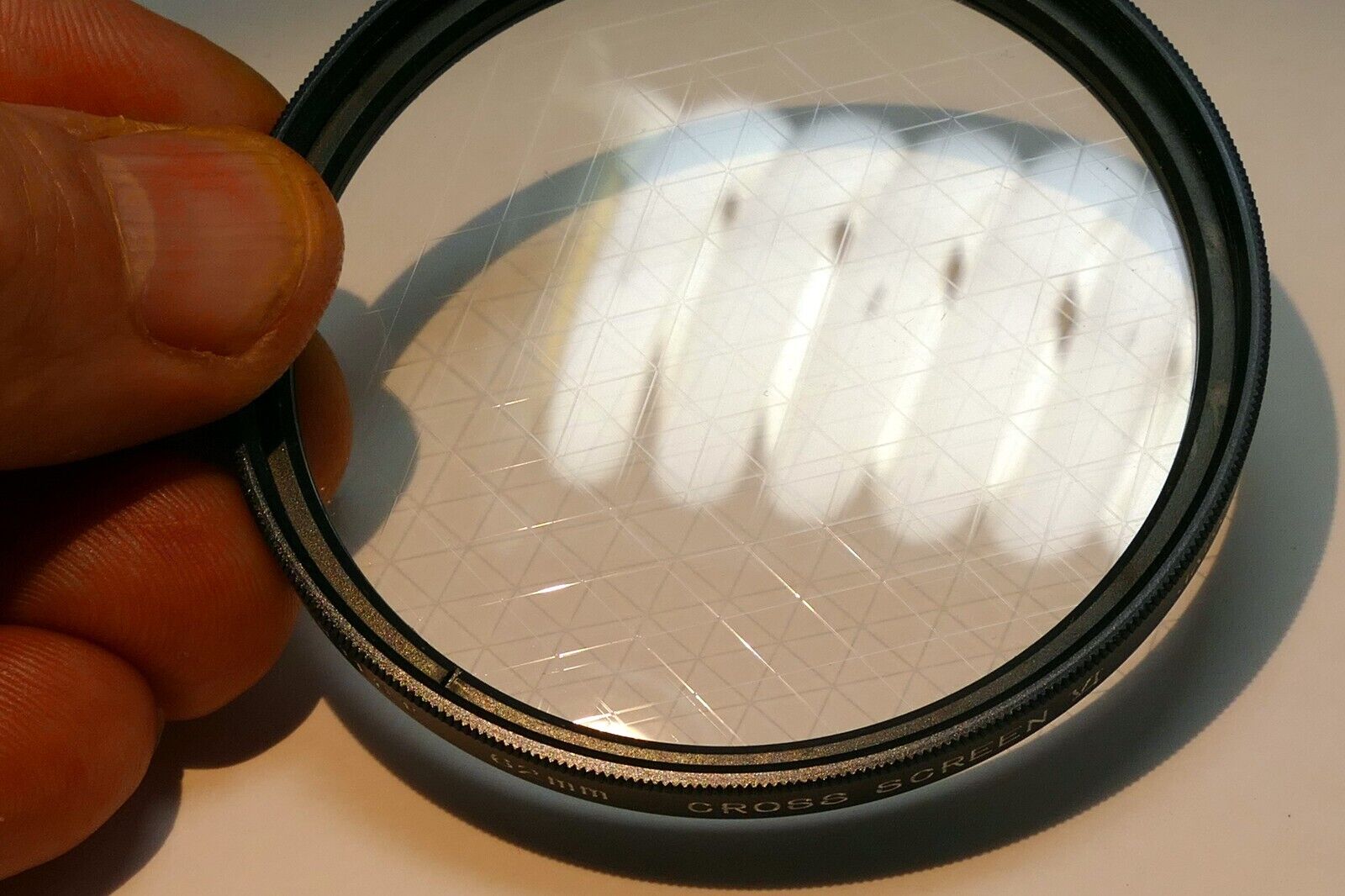 Vivitar  62mm Lens Filter Cross Screen VI Octagon  star