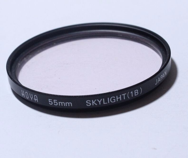 Used Lens Filter: B21942 Hoya 55mm Skylight (1B) JAPAN