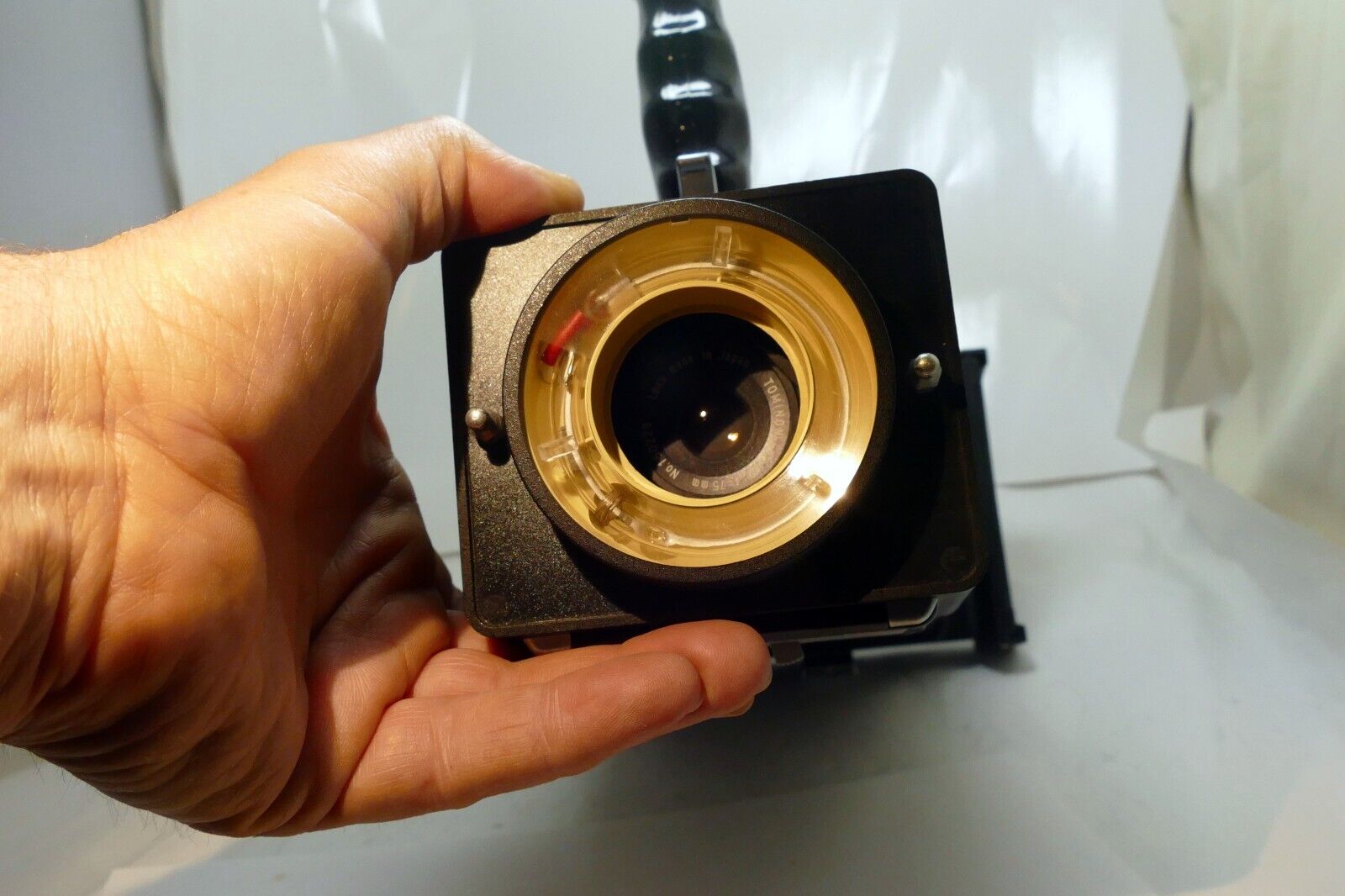 Polaroid CU-5 Land 4X5" Camera 3” Lens w/ custom Macro ring flash orthodontic