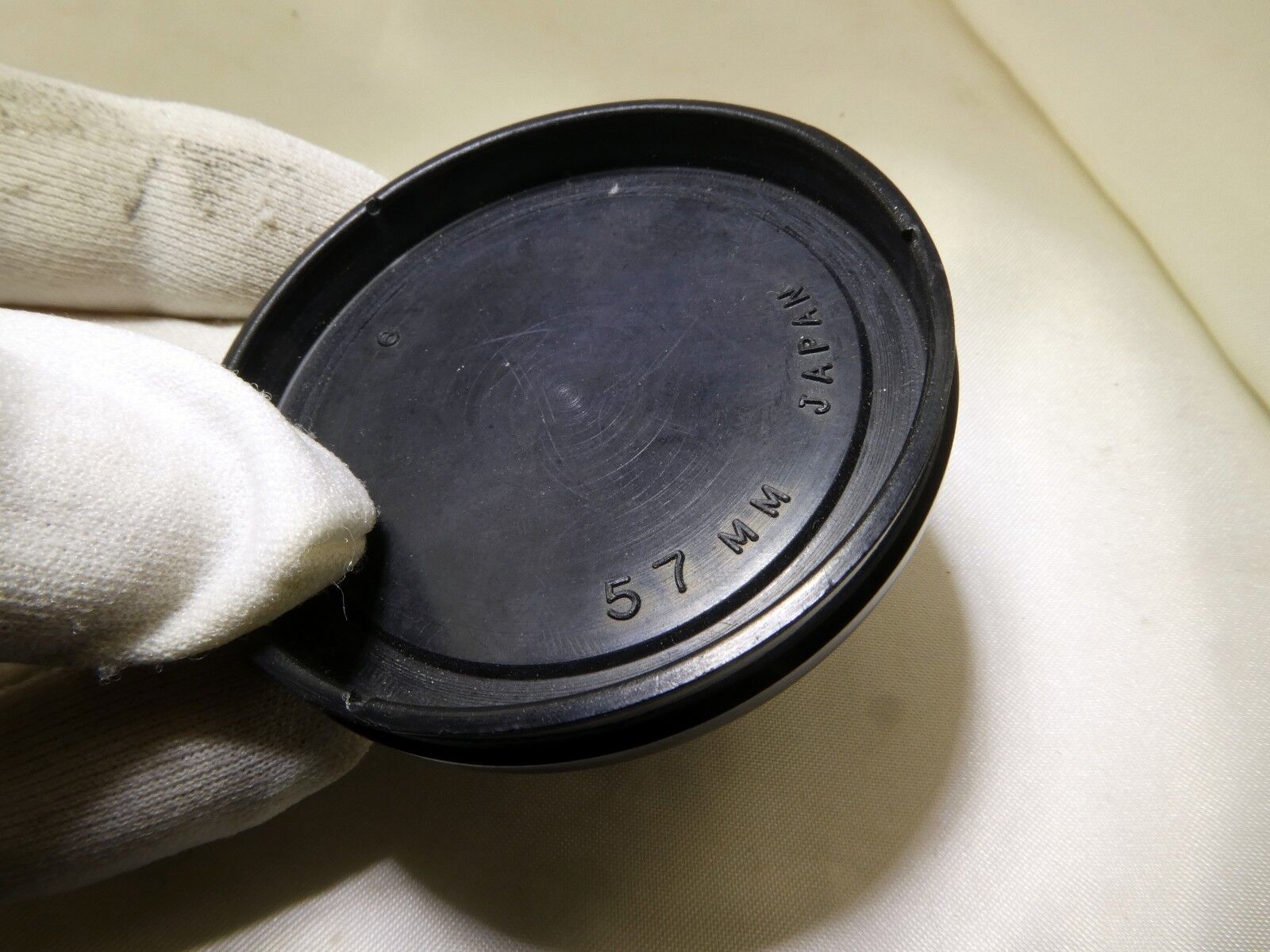 Vivitar 55mm 57mm ID Lens Front Cap Slip on type Plastic