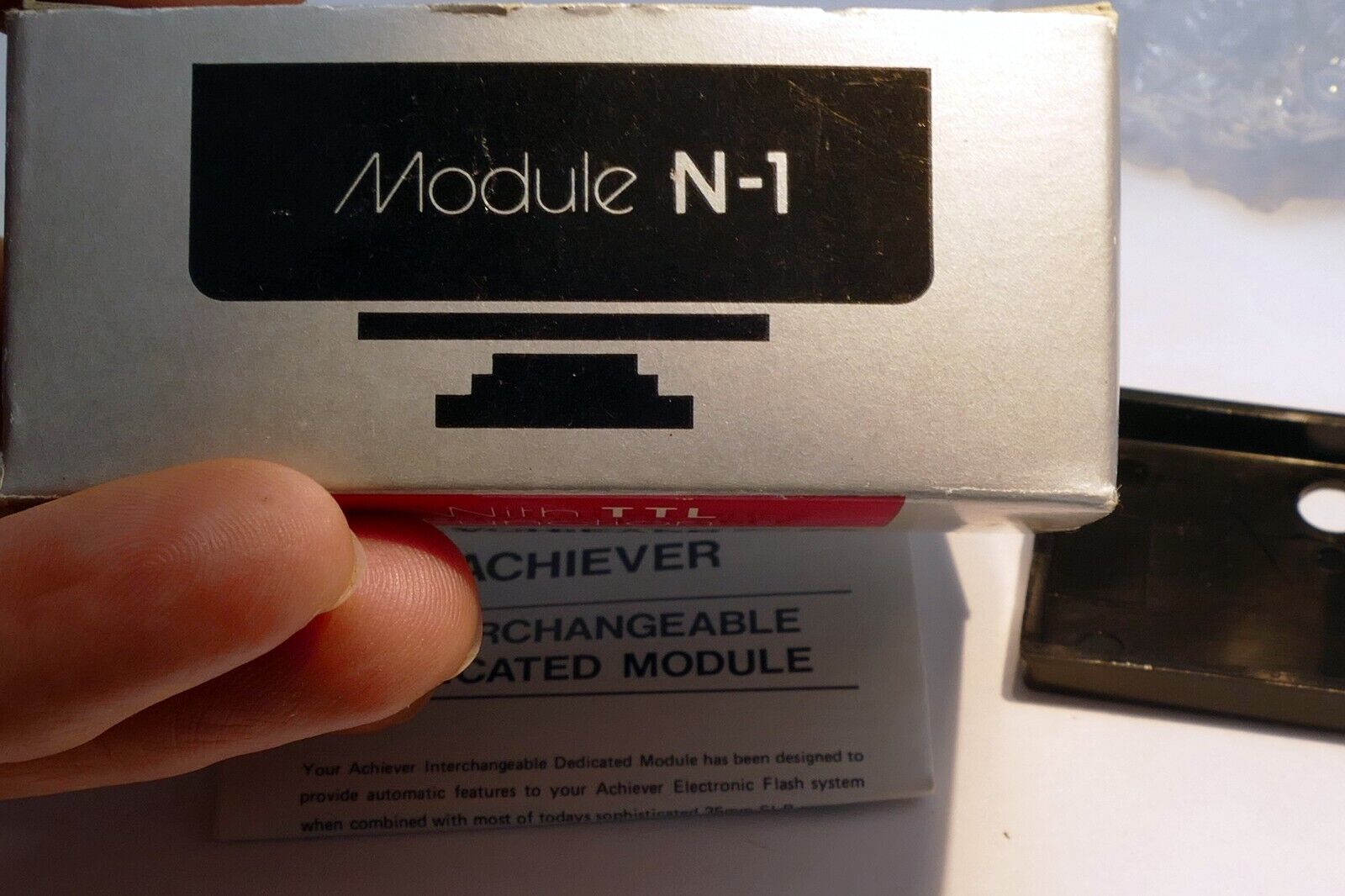 Empty Box (only)  for  Nikon Dedicated flash Module N-1 Achiever + Guide cap