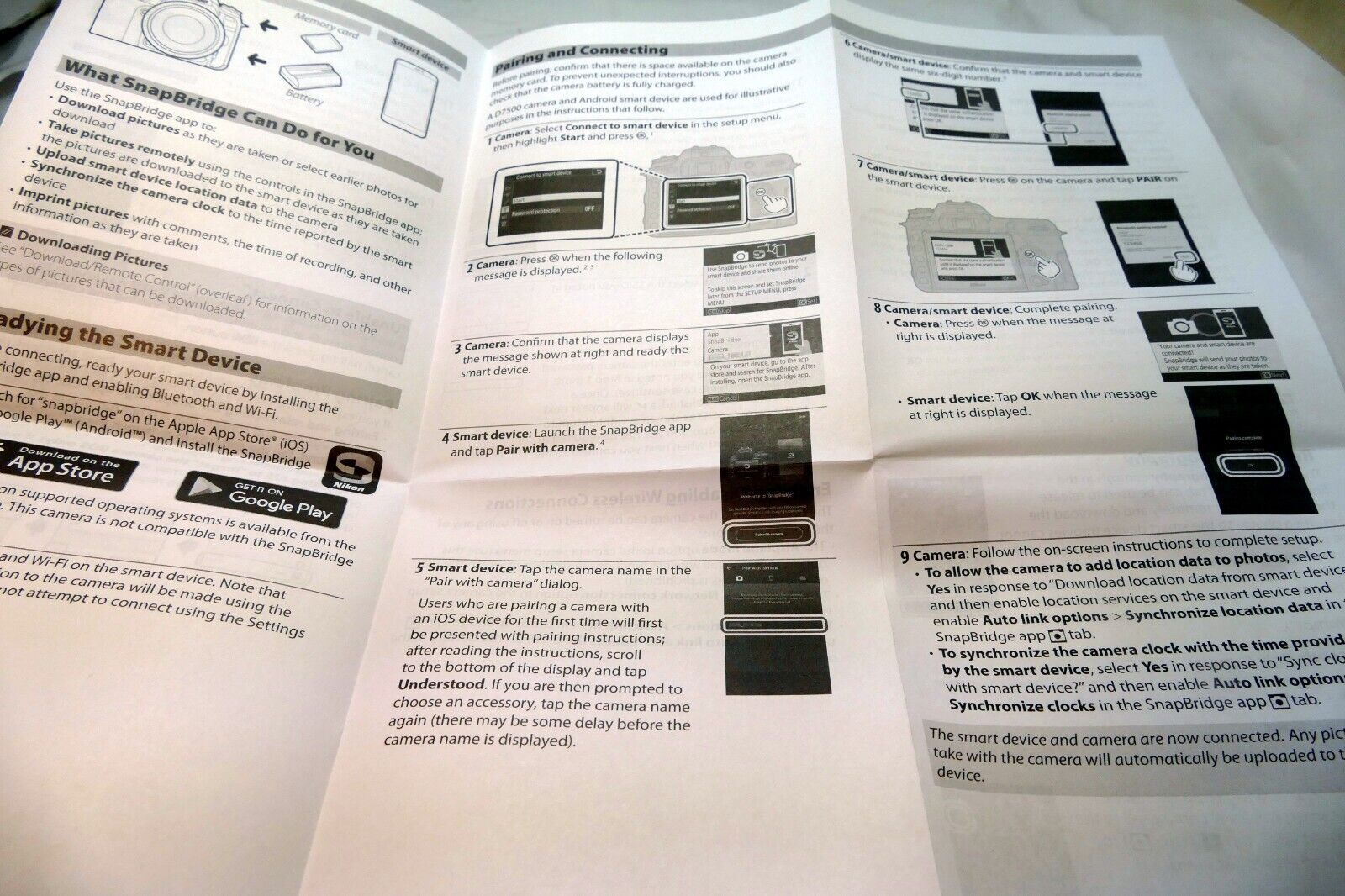 Nikon Snap Bridge software connection  Manual GUIDE