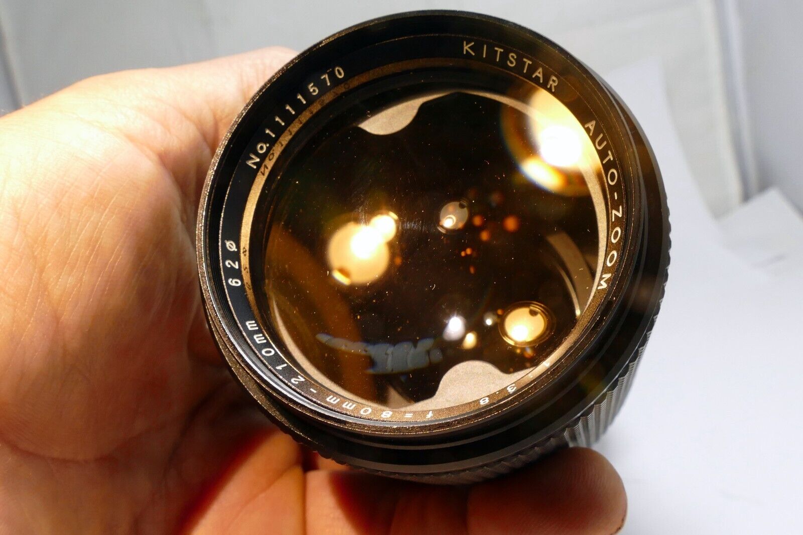 Kitstar 80-210mm f3.8 FD Lens for Canon manual focus telephoto  sticky aperture