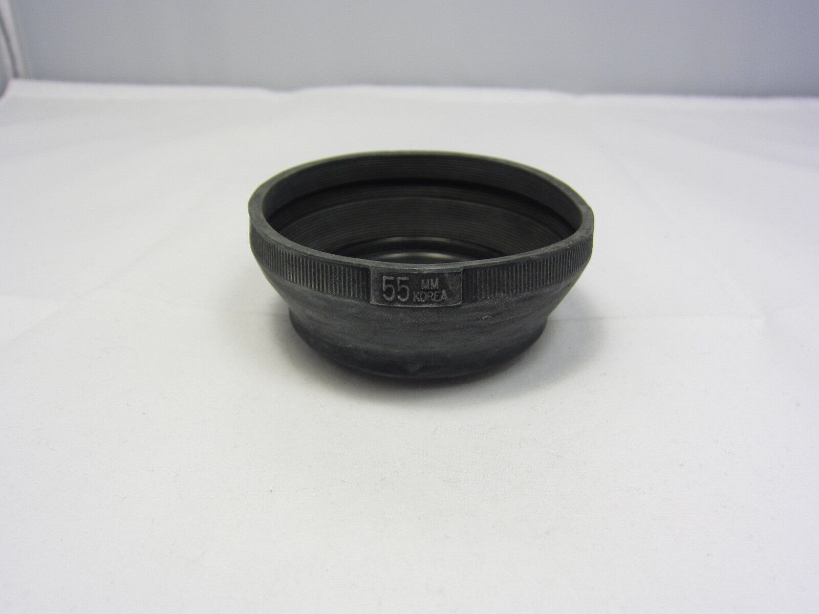 Used Unknown Brand 55mm Collapsible Rubber Lens Hood Made in Korea N102013