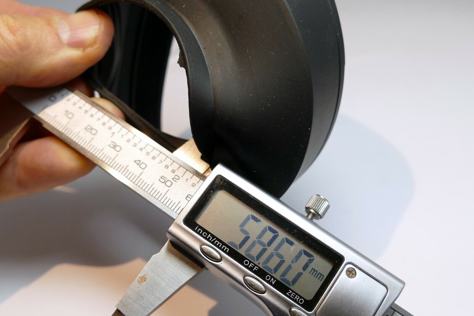 Rubber only for Lens Hood Shade 55mm (missing ring)