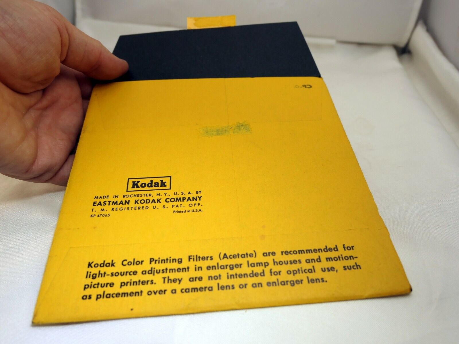 KODAK Color Printing Lens Filter 6X6" gelatin square CP-05M magenta pink