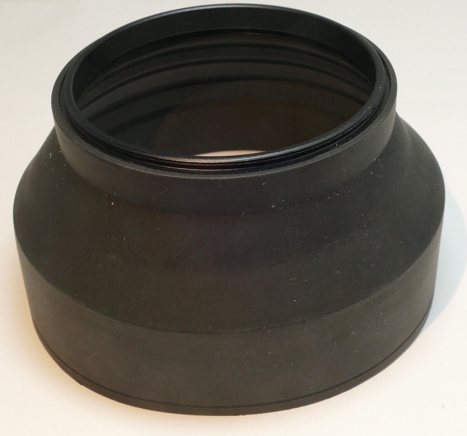 72mm rubber lens hood 3-way collapsible double threaded wide angle telephoto