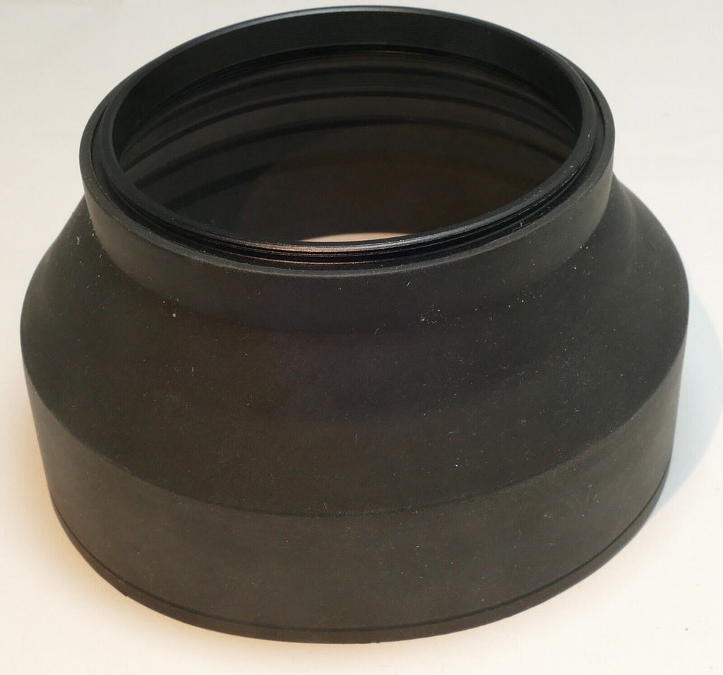 72mm rubber lens hood 3-way collapsible double threaded wide angle telephoto