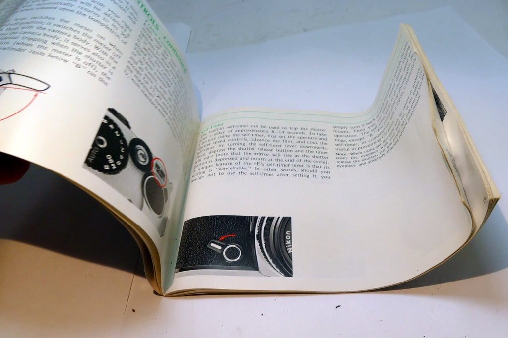 Nikon FE camera Instructions manual Guide Book 1981 - OEM