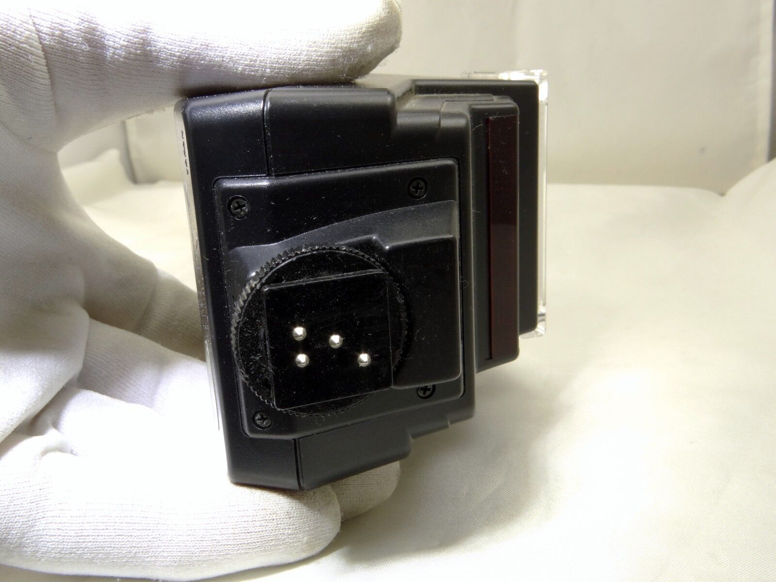 Minolta Maxxum 2800 AF Flash with wide angle adapter diffuser