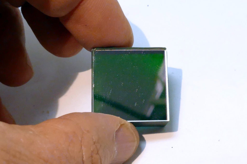 1X1" Diameter 0.3" thick First Surface 10% Semi-Transparent Mirror 5461 EPW