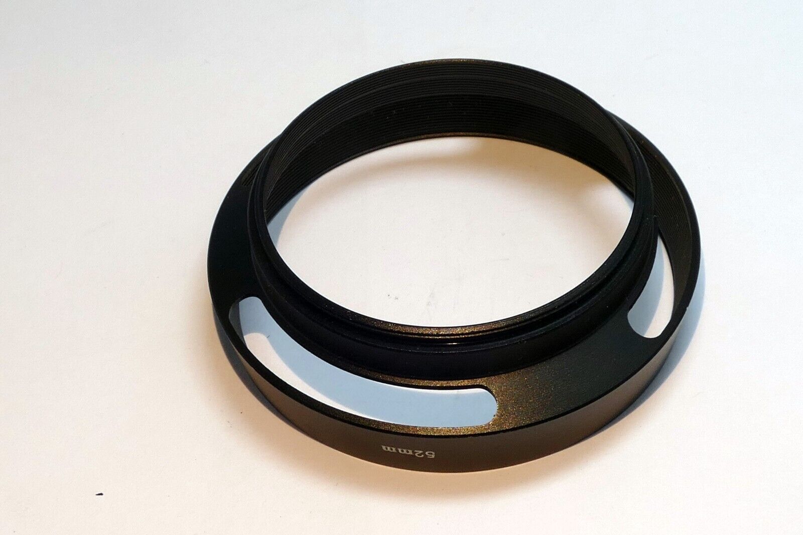 52mm  Lens hood shade Metal vented double threaded (58mm front female)