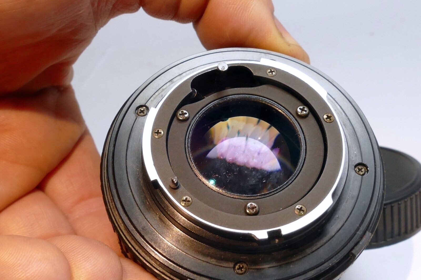 Minolta  MD 50mm f1.7 Lens aperture inop stuck - as is for parts