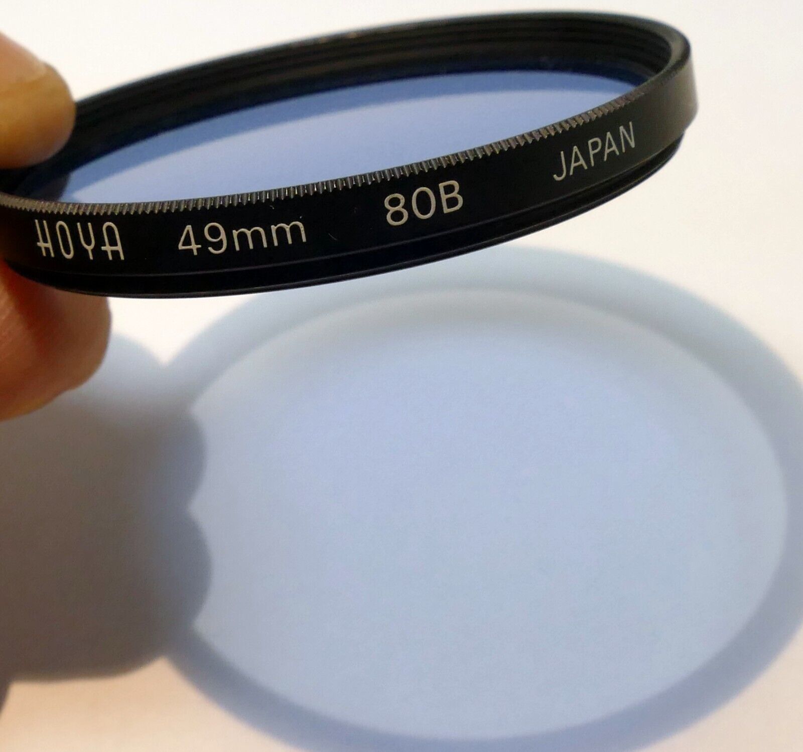 Hoya 80B 49mm Lens Filter Made in Japan cooling