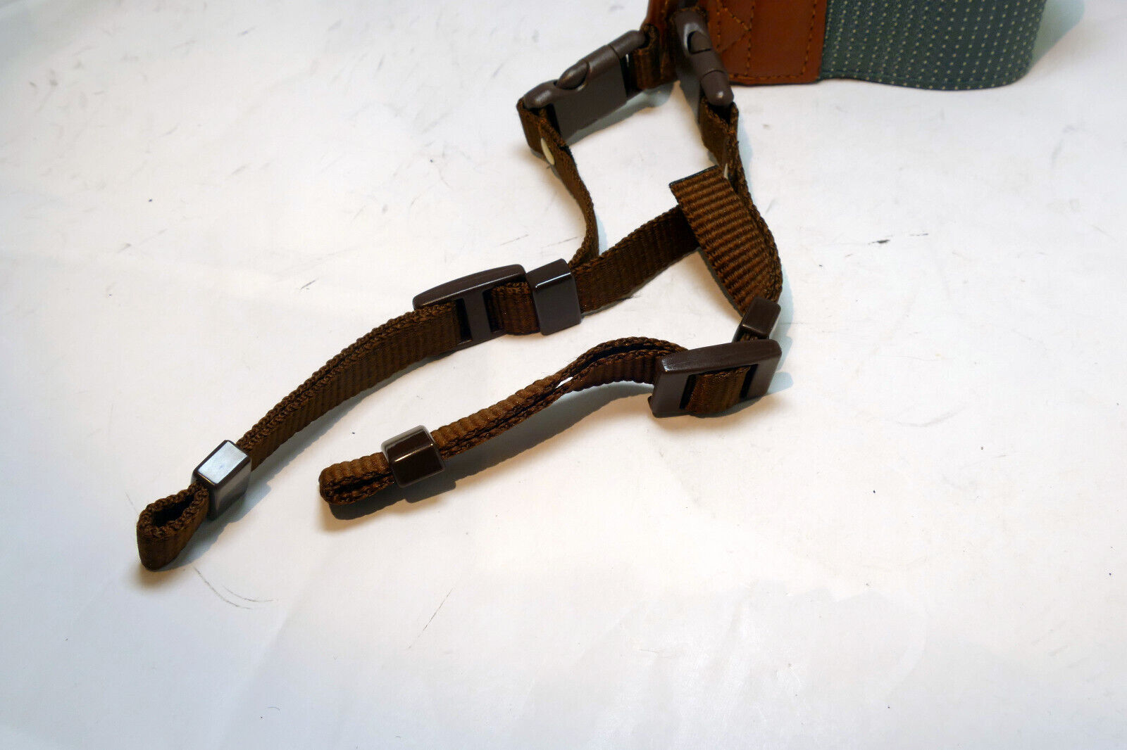 Gray Teal Camera Neck strap 4cm wide with quick release