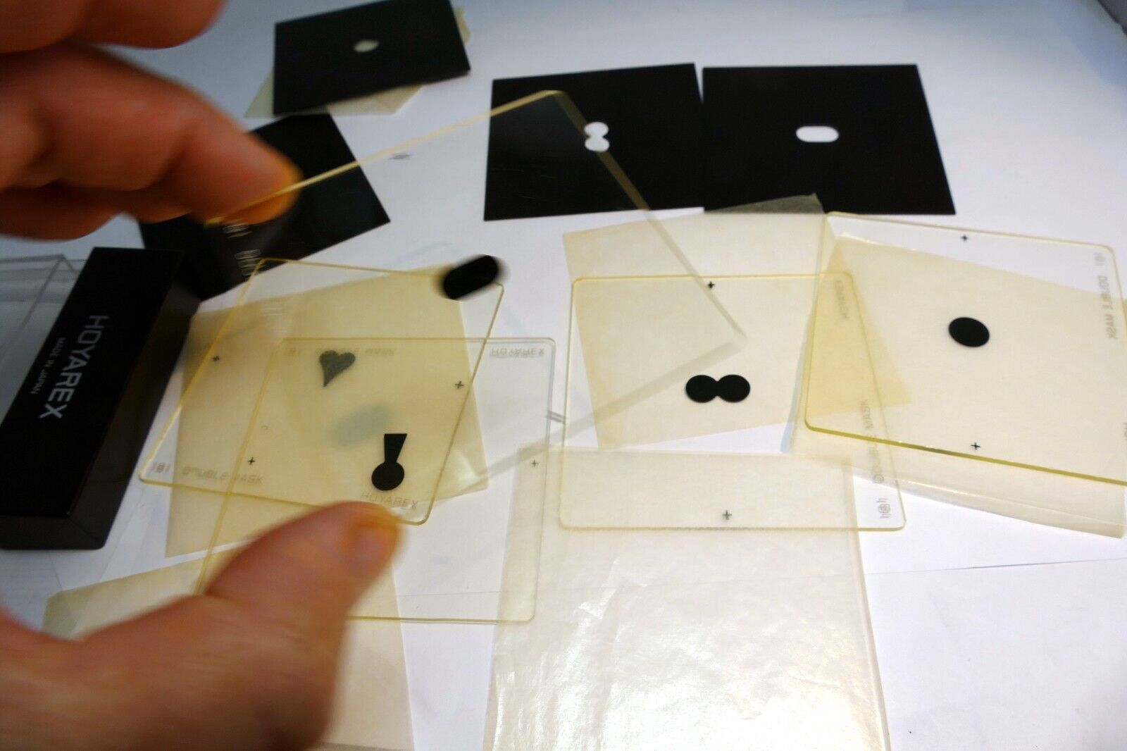 181 Hoyarex double mask creative system Filter set  76X76mm square drop in