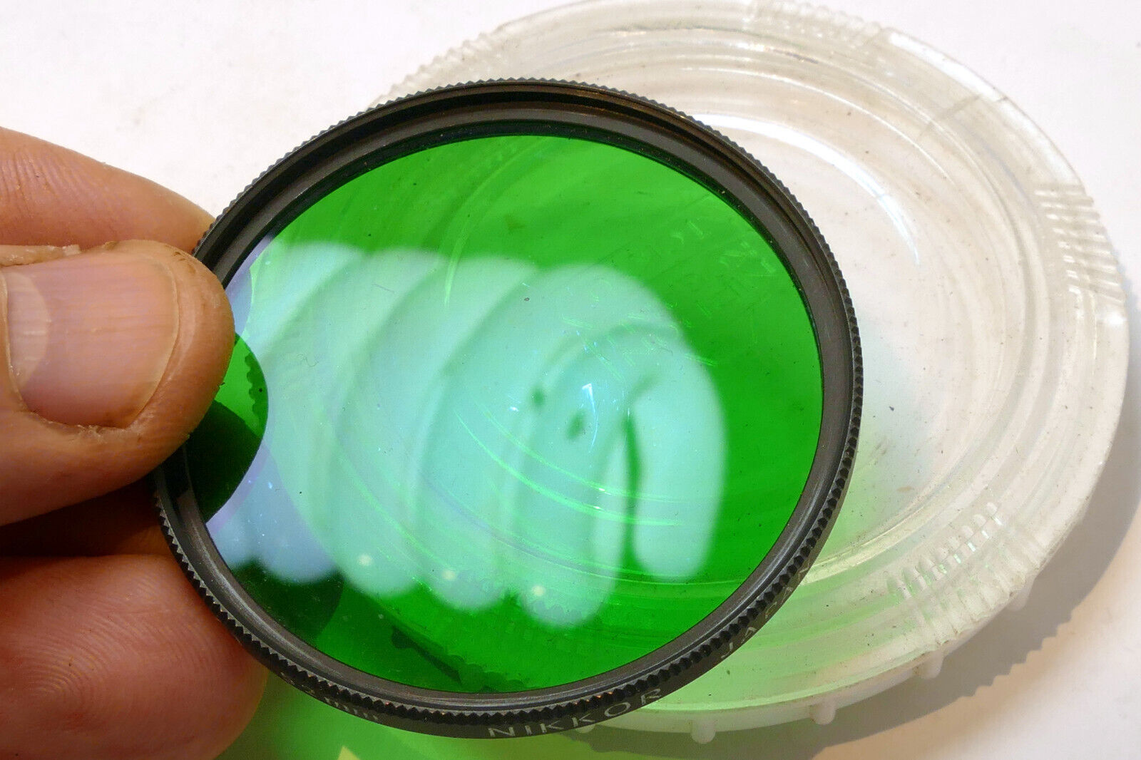 Nikon X1 52mm Filter Japan Nikkor Green  - Genuine  OEM