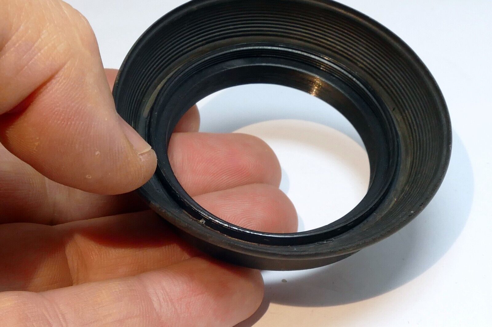 52mm Lens Hood for  Short rim  double threaded rubber for 50mm f1.8