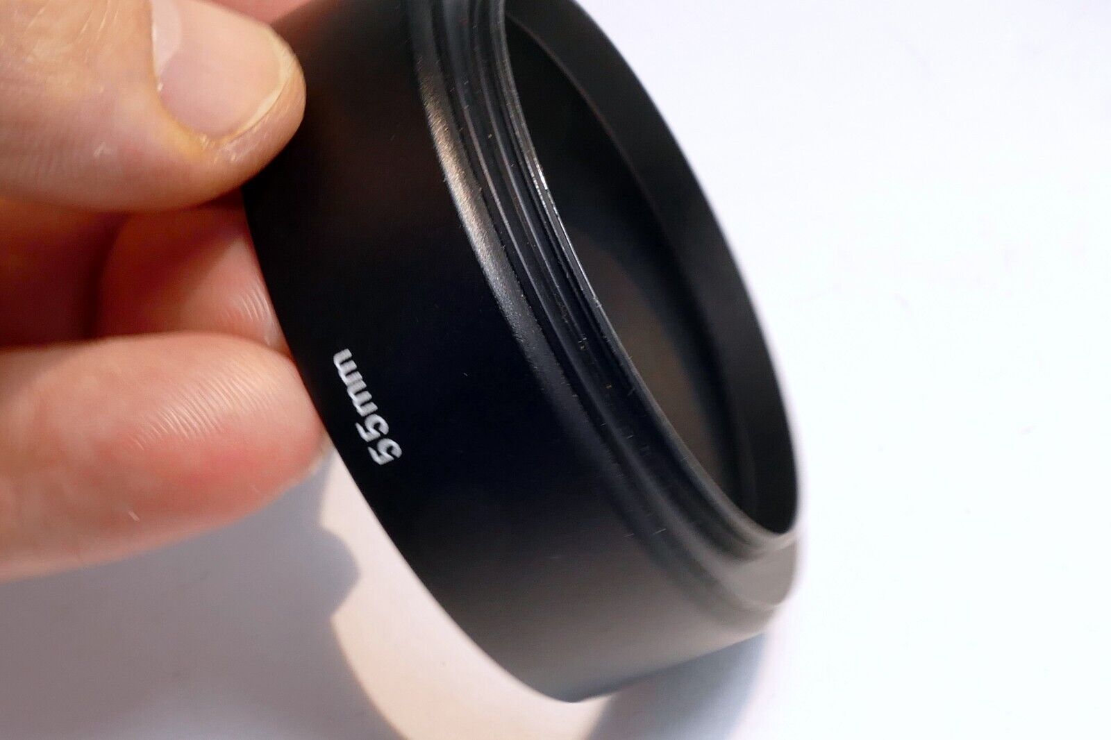 55mm OD Lens Hood Shade  threaded  Metal threaded telephoto