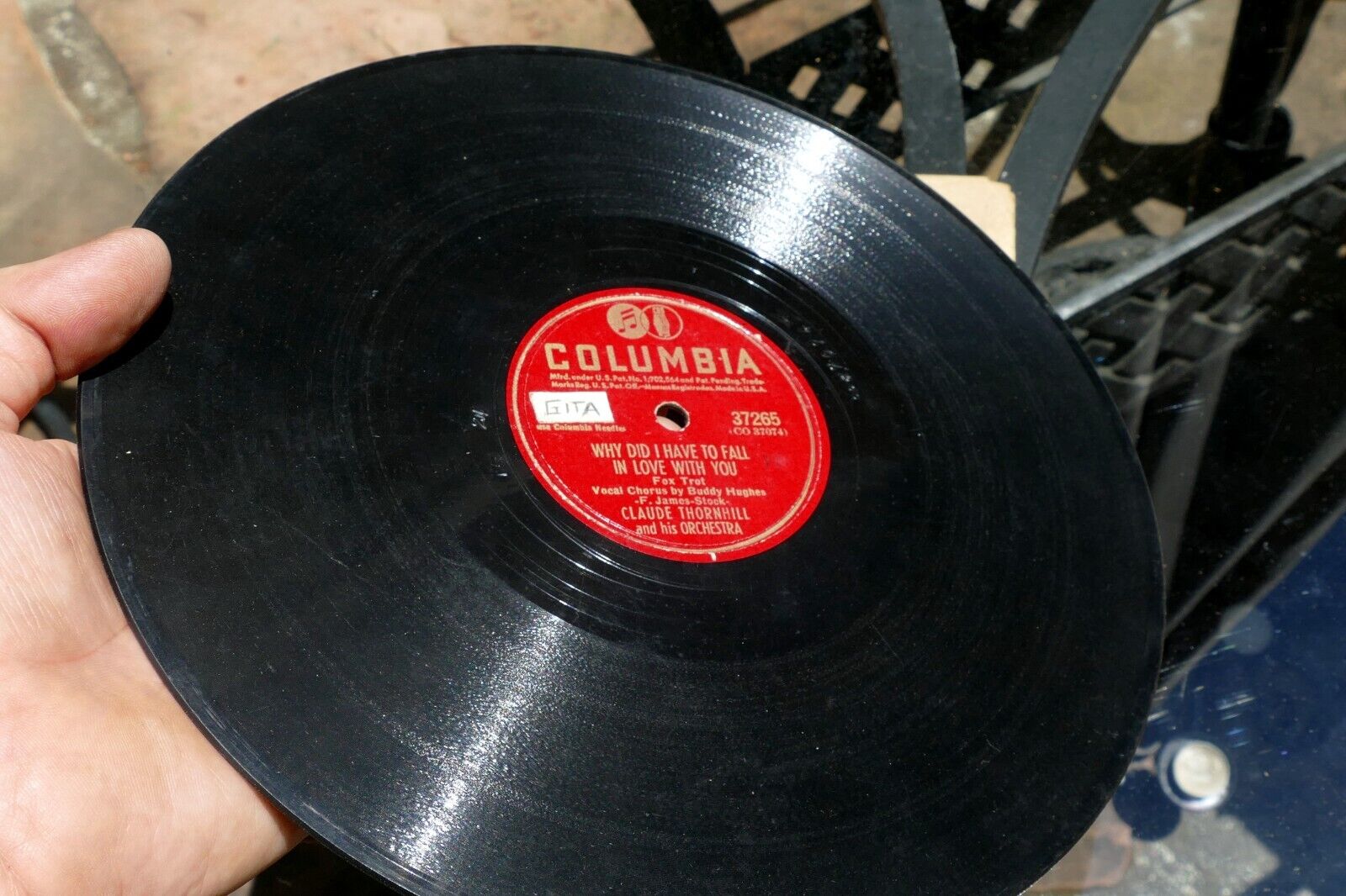 10" Claude Thornhill And His Orchestra Far Away Island Why Did Fall 37265 1947