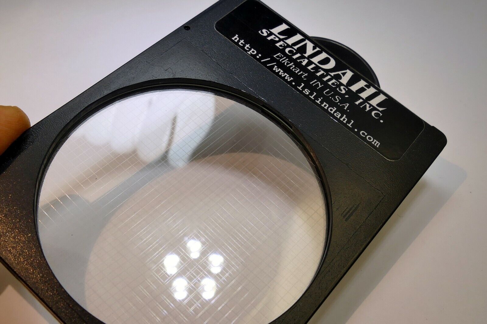 Lindahl 4-Point Cross Star CS Lens Filter drop in square 3X3" Rotating