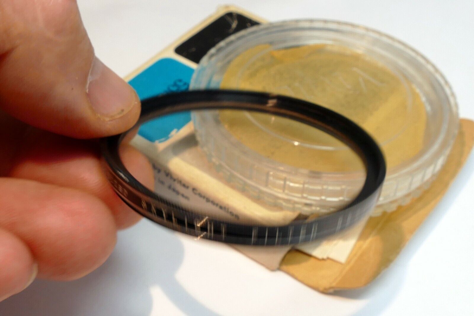 Vivitar 55mm Filter Skylight 1A  with plastic case (with some scratches)