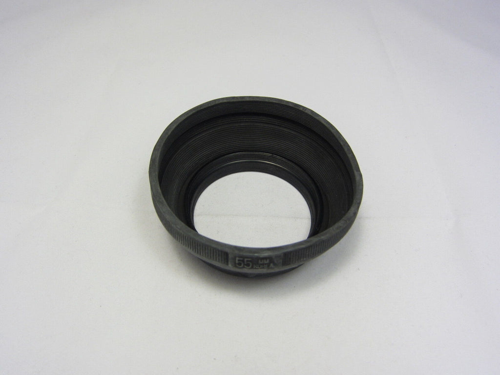 Used Unknown Brand 55mm Collapsible Rubber Lens Hood Made in Korea N102013