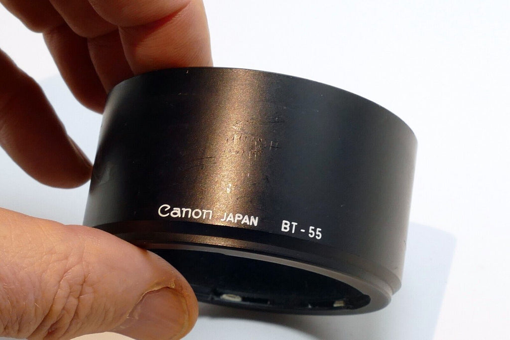 Canon BT-55 Lens Hood Shade for Canon 85mm f1.8 100mm f2 FD SSC (55mm rim) - OEM