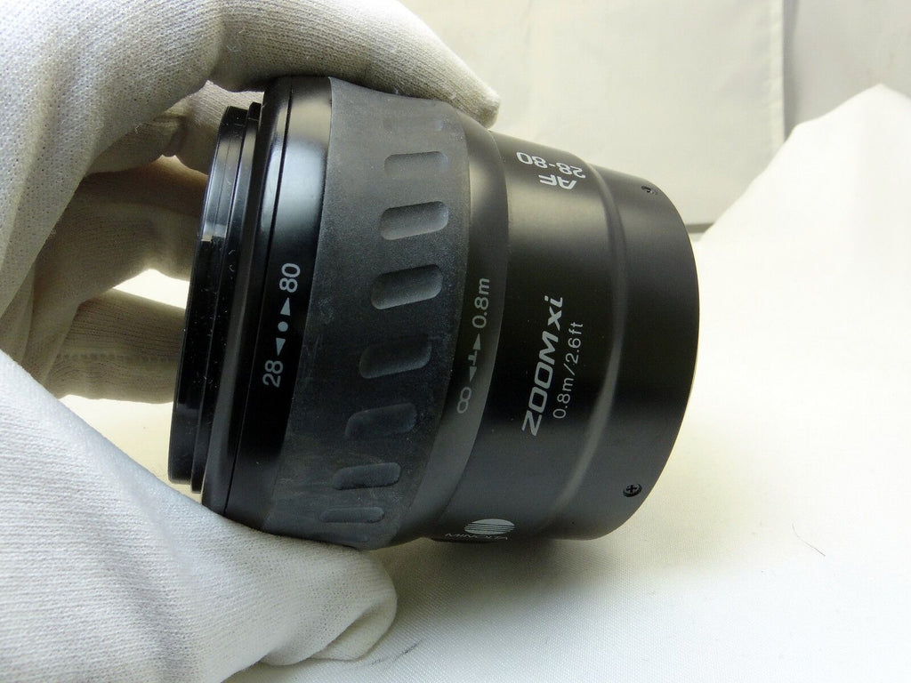 Konica Minolta AF XI 28-80mm f4-5.6 Lens (aperture blades stuck w/ oil) -  Parts