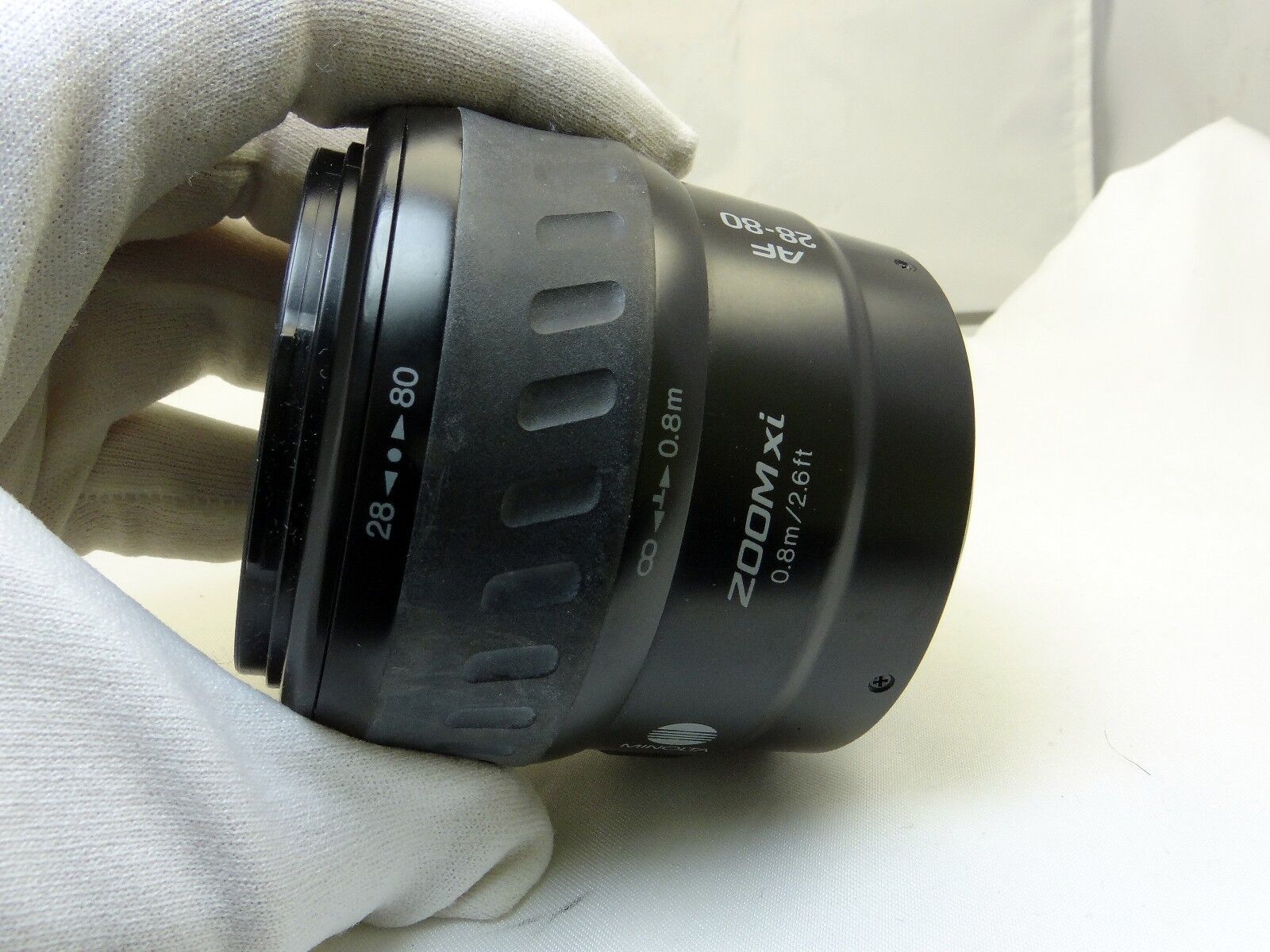 Konica Minolta AF XI 28-80mm f4-5.6 Lens (aperture blades stuck w/ oil) -  Parts