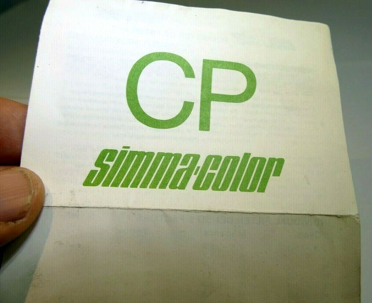 CP Simma-Color  Filter Guide Brochure