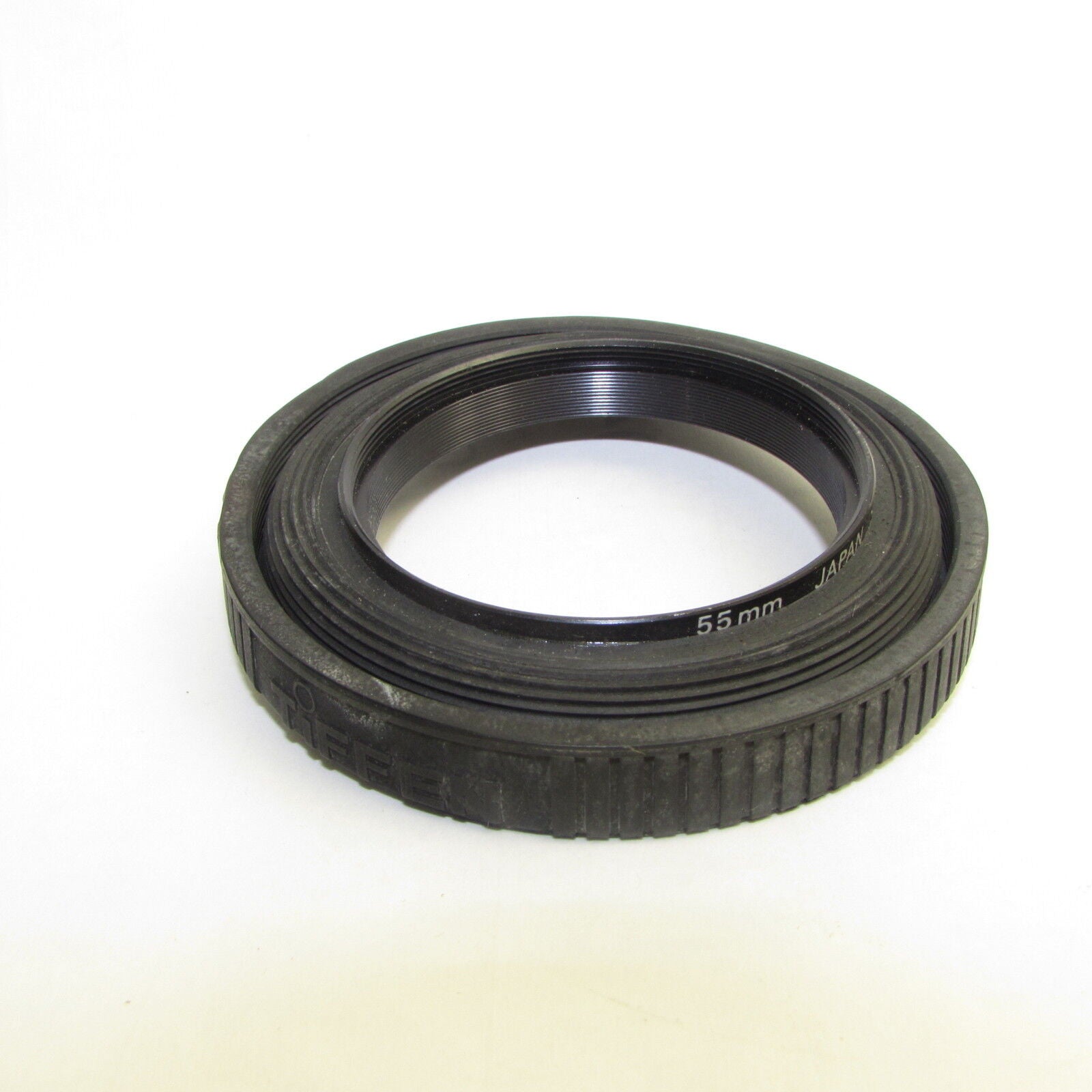 Genuine  Tiffen 55mm Collapsible Rubber Lens Hood Vintage Japan S117007