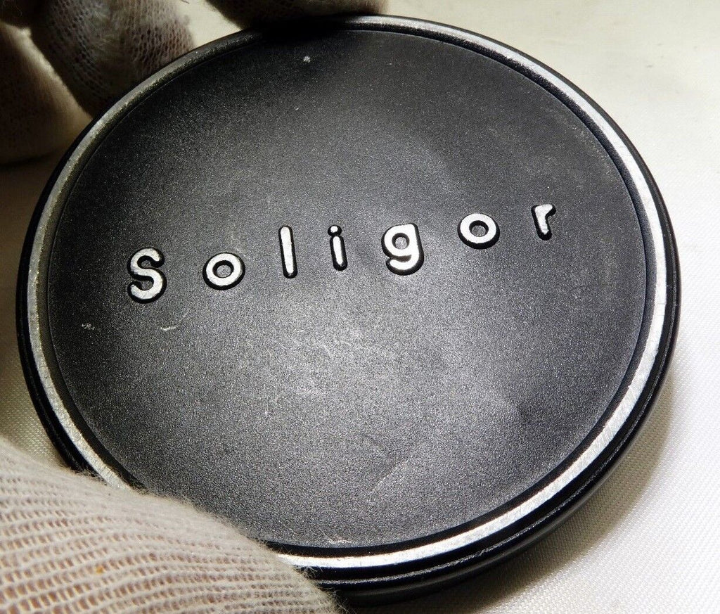 Soligor 62mm cap dust cover Slip on Metal vintage